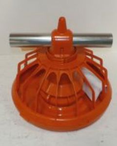 PAN ASSY SAMPLE,BROILER,16-ARM,14" FX2,5 LATCH,W/O SHUT-OFF